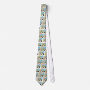 Underwater Hockey by Animals Neck Tie