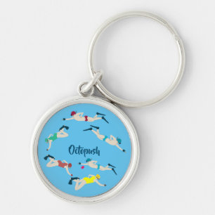 Underwater Hockey Keychain
