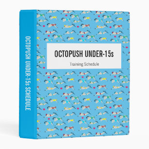 Underwater Hockey Mini Binder