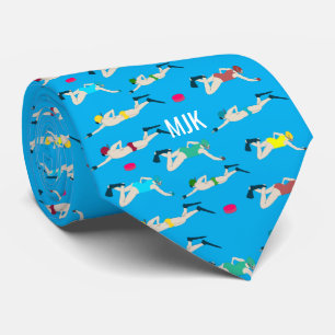 Underwater Hockey Neck Tie