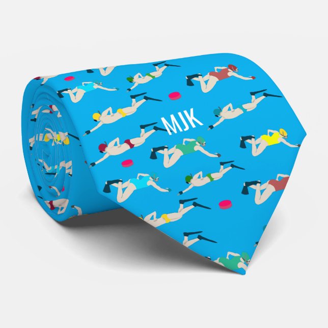 Underwater Hockey Neck Tie (Rolled)
