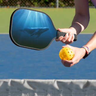 Underwater Humpback Whale Pickleball Paddle