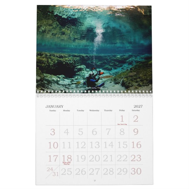Underwater Journeys 2009 Edition Calendar (Jan 2027)
