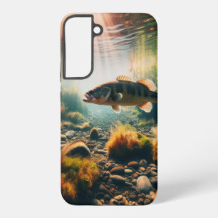 Underwater large mouth bass samsung galaxy s22+ case
