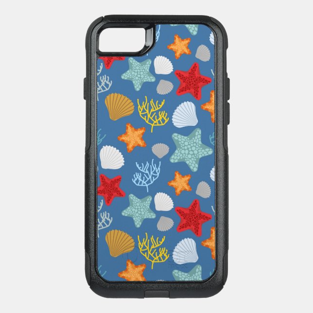 Underwater Life Pattern Otterbox iPhone Case (Back)