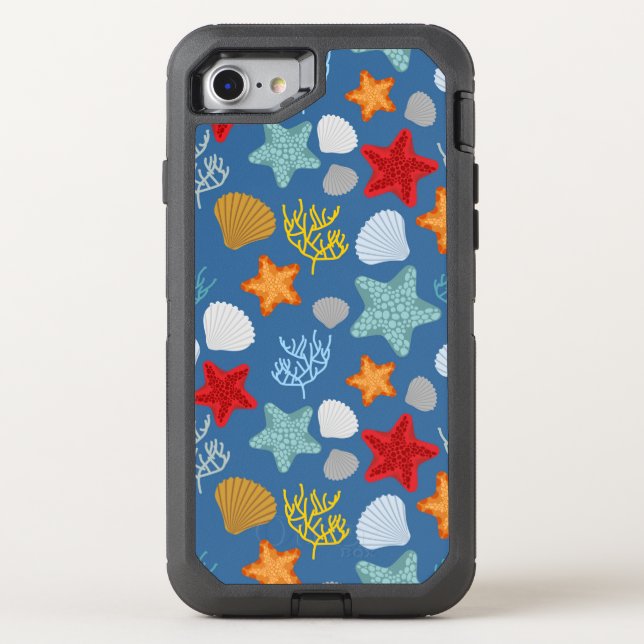 Underwater Life Pattern Otterbox iPhone Case (Back)