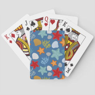Underwater Life Pattern Poker Cards