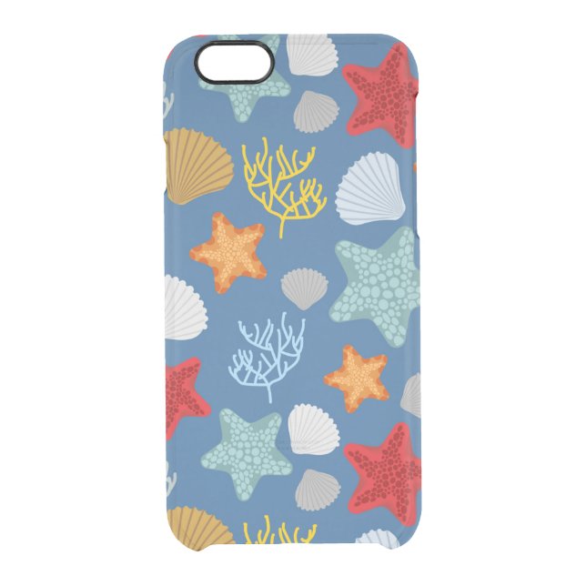 Underwater Life Pattern Uncommon iPhone Case (Back)
