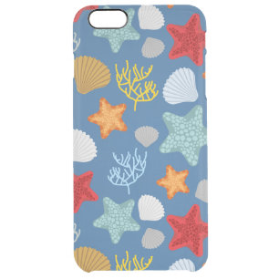 Underwater Life Pattern Clear iPhone 6 Plus Case