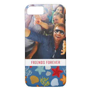 Underwater Life Pattern Your Photo & Text iPhone 8/7 Case