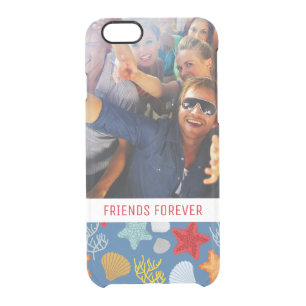 Underwater Life Pattern   Your Photo & Text Clear iPhone 6/6S Case