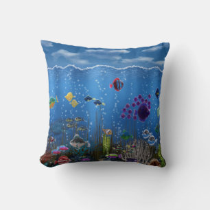 Underwater Love - Throw Pillow