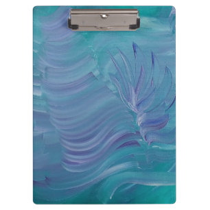Underwater Magic Unique Colorful Abstract Art Clipboard