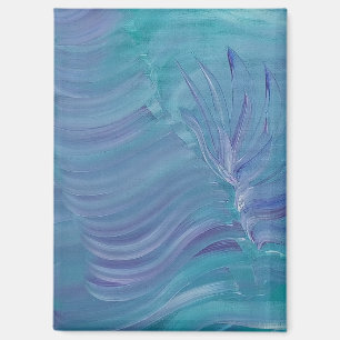 Underwater Magic Unique Colorful Abstract Art Magnet