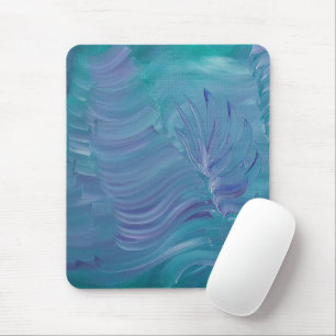 Underwater Magic Unique Colorful Abstract Art Mouse Pad