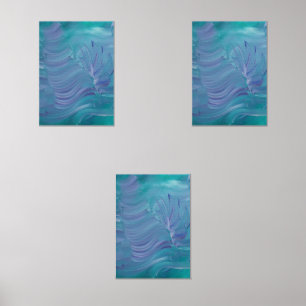 Underwater Magic Unique Colorful Abstract Art Wall Art Sets