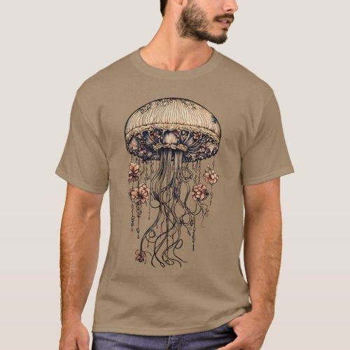 Underwater Majesty A Jellyfish T_Shirt