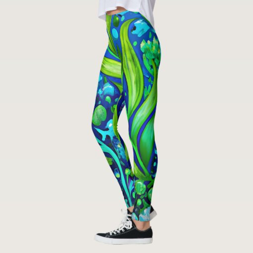 Sea Turtle Hawaiian Pattern Print Pattern Women Leggings