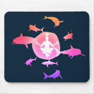 Underwater Meditation Mouse Pad