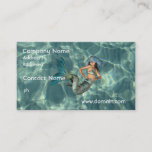 Underwater Mermaid Business Card