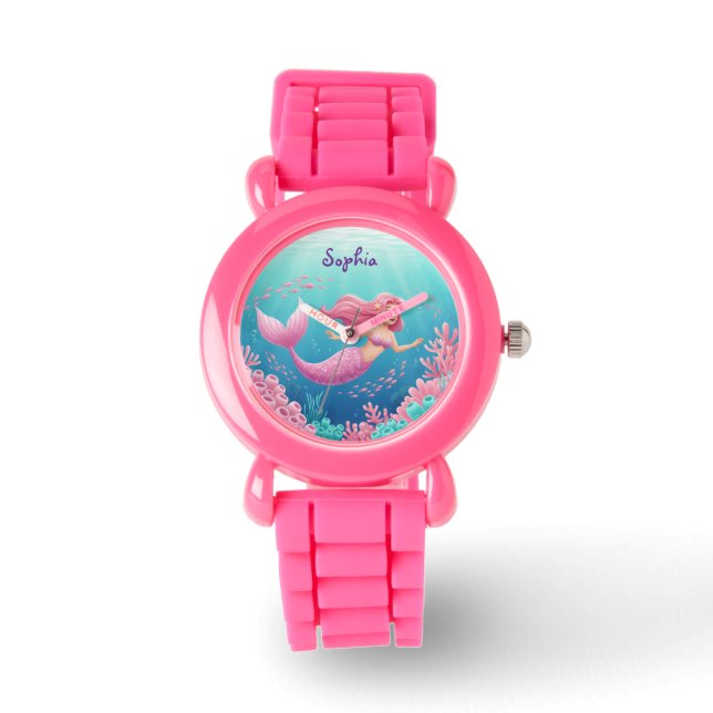 Underwater Mermaid Kids Watch (Front)