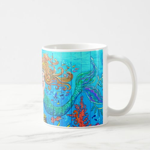 underwater mermaid mug