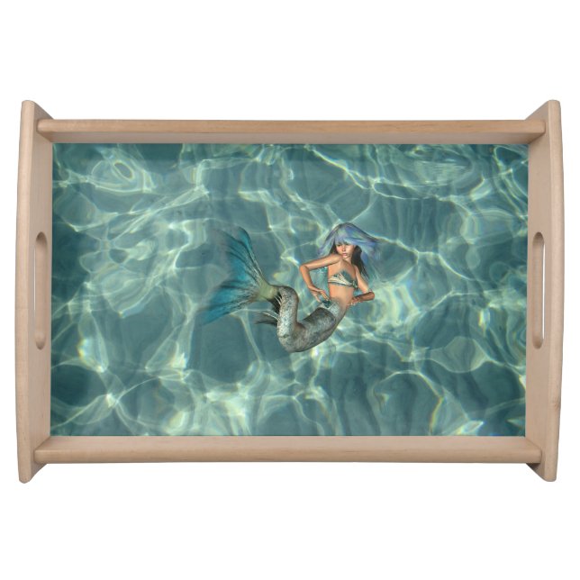 Underwater Mermaid Serving Tray (Front)