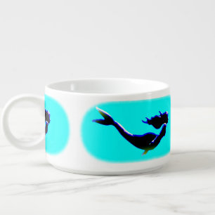 underwater mermaid swimming bowl