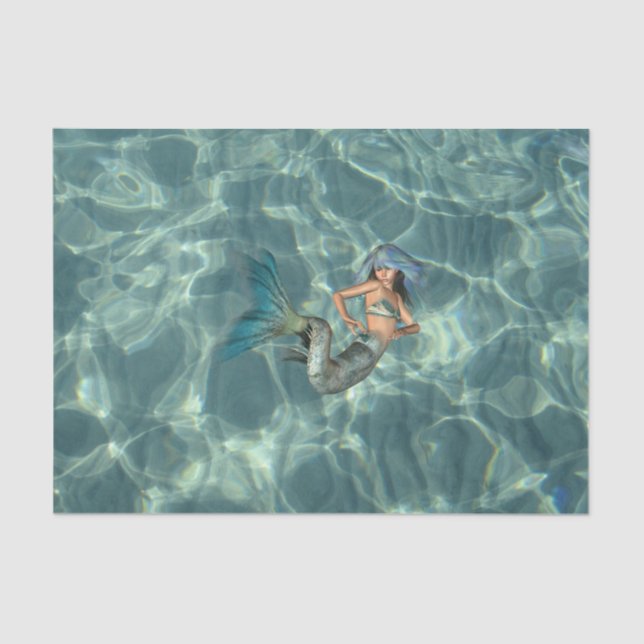 Underwater Mermaid Tissue Paper (Front)