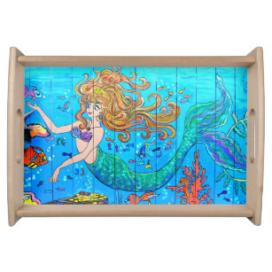 underwater mermaid tray