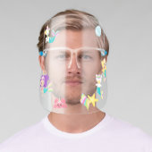 Underwater Mermaid Unicorn Cute Kids Face Shield (Insitu)