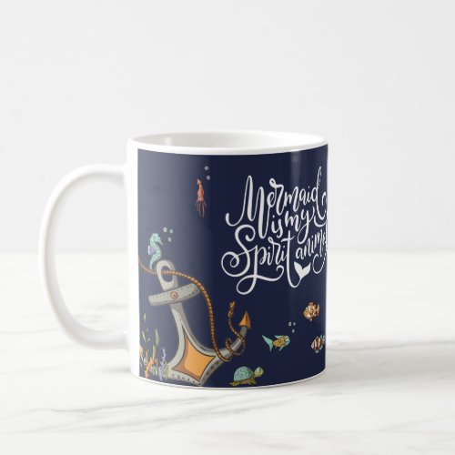 Underwater Mermaid World Coffee Mug
