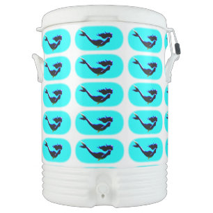 Underwater mermaids swimming  beverage cooler