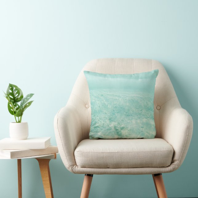 Underwater Ocean Bliss 1 Throw Pillow (Chair)