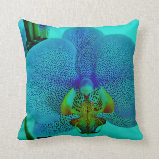 underwater orchid throw pillow
