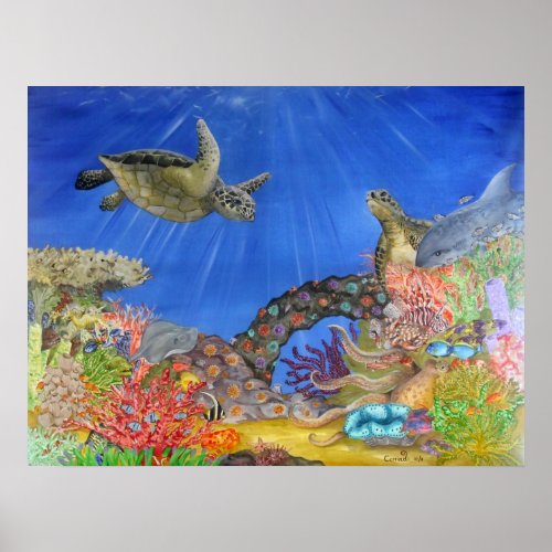 Underwater Paradise Poster