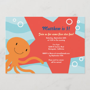 Underwater Party Invite