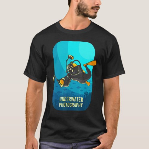 Underwater Photographer Scuba Diver With Camera 1 T-Shirt