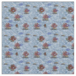 Underwater pink coral - Blue-Fish Fabric