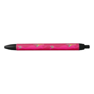 underwater pink mermaids red pen