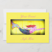 underwater pink mosaic mermaid (Front)