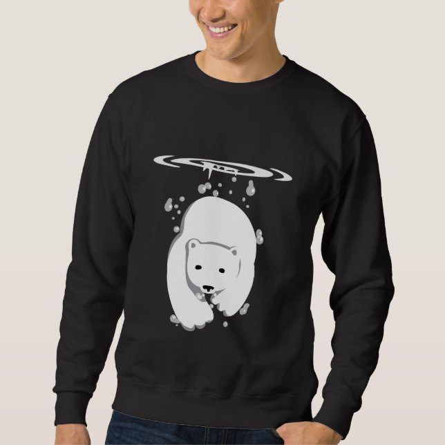 Underwater Polar Bear Sweatshirt (Front)