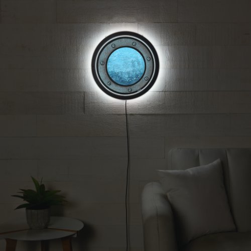 Underwater Porthole Illuminated Art