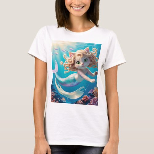 Underwater Purrmaid T_Shirt