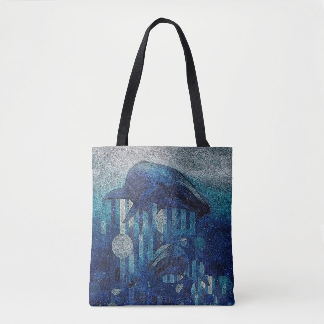 Underwater Queen Tote Bag (Front)