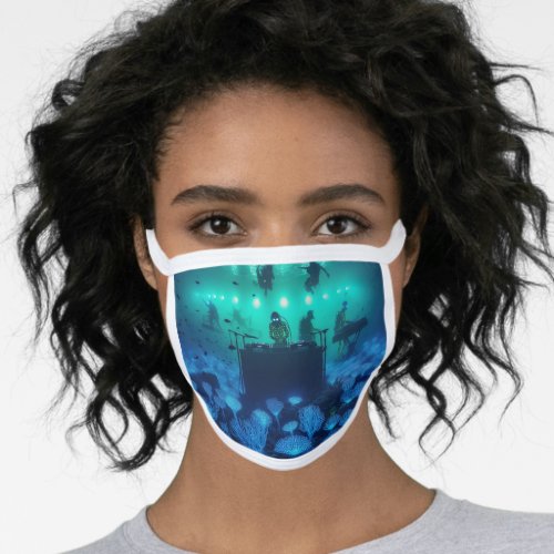 Underwater Rave Face Mask