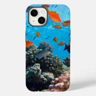 Underwater Scene Tropical Fish and Coral Case-Mate iPhone 14 Case