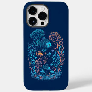 Underwater scenery colorful fishes and coral reef Case-Mate iPhone 14 pro max case