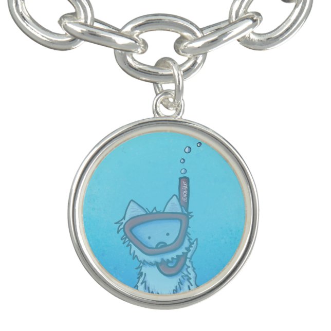 Underwater Scuba Westie Bracelet (Design)