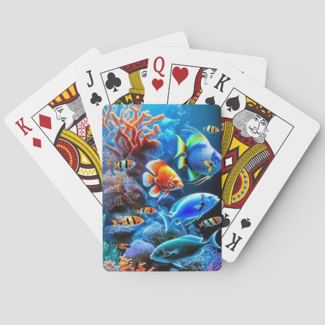 Underwater Sea Life Poker Cards (Back)
